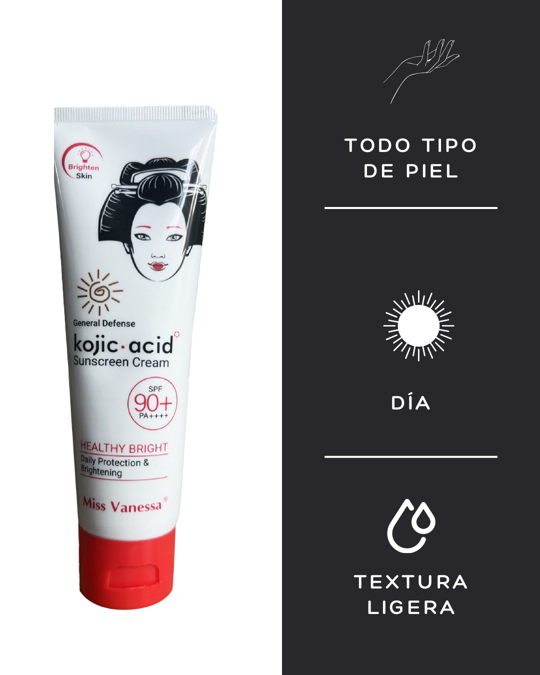 Tratamiento Aclarante ácido kójico + protector solar