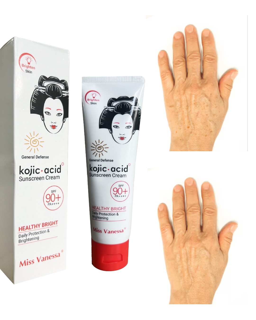 Tratamiento Aclarante ácido kójico + protector solar
